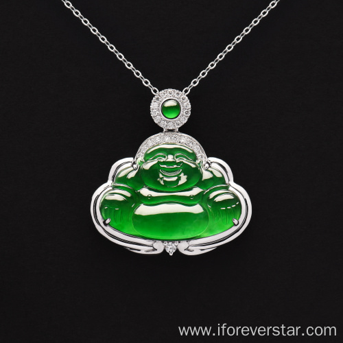 Exquisite High Quality Jadeite Jade Buddha